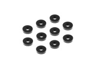 Alu Shim 3x9x2.0mm - schwarz (10)