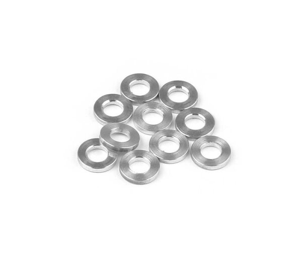 Unterlegscheibe 3mm x 6mm x 1,0mm, Alu (10)