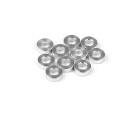 Unterlegscheibe 3mm x 6mm x 2,0mm, Alu (10)