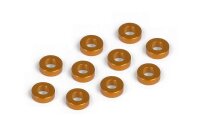 Unterlegscheibe 3mm x 6mm x 2,0mm, Alu Orange (10)