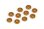 Unterlegscheibe 3mm x 6mm x 2,0mm, Alu Orange (10)