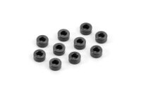 Alu Schimscheiben 3 x 6 x 3.0mm schwarz (10)