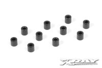 Alu Shimscheiben 3 x 6 x 6.0mm - schwarz (10)