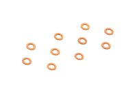 Unterlegscheibe 3mm x 5mm x 0,5mm, Alu (10) Orange