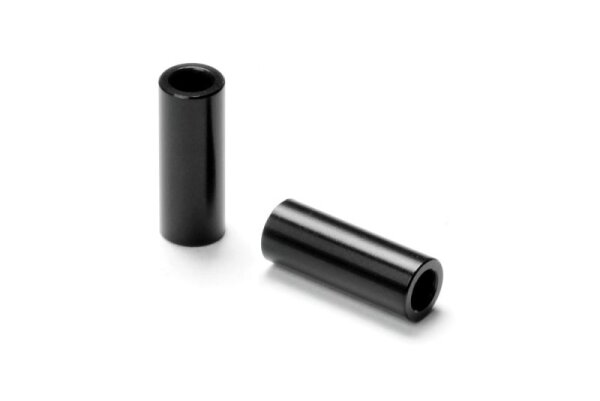 Alu Buchse 3x5x13.2mm - schwarz (2)