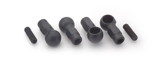 Kugelpfanne 5mm, kurz, Kunststoff