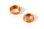 ULP Alu Dämpfer Verschlussmutter mit Bohrung Orange (2)