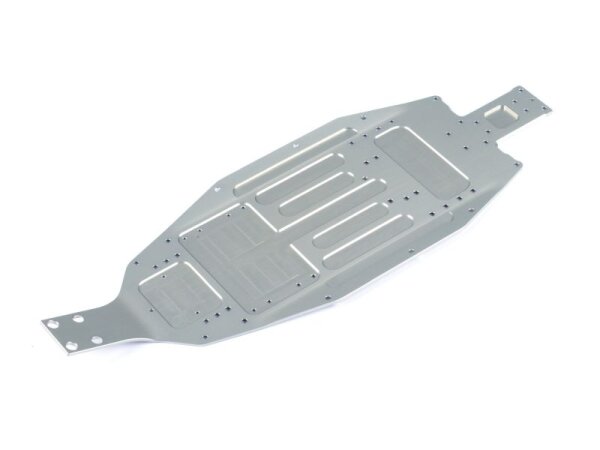 XB2 ALU CHASSIS - 2.0MM - SHORT - REAR WIDE - SWISS 7075 T6