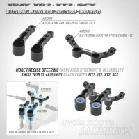 ALU STEERING ARM FOR 1-PIECE CHASSIS - SWISS 7075 T6 (2)