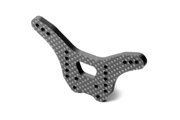 XB2´20 Kohlefaser Dämpferbrücke, LCG, hinten 4.0mm