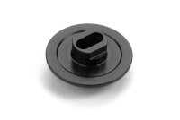 Alu 2-Pad Kupplungsplatte mit Adapter Hard coated