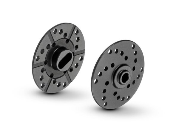 ALU 2-PAD SLIPPER CLUTCH PLATES - VENTILATED - SET