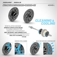 ALU 2-PAD SLIPPER CLUTCH PLATES - VENTILATED - SET