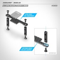 XB224 Alu Servo Holders & Graphite Bridge
