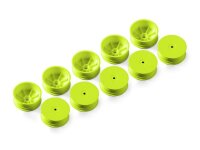 2WD FRONT WHEEL AERODISK WITH 12MM HEX - YELLOW - HARD (10)