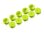 2WD FRONT WHEEL AERODISK WITH 12MM HEX - YELLOW - HARD (10)