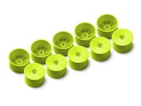 2WD/4WD hi WHEEL AERODISK WITH 12MM HEX IFMAR YELLOW HARD 10
