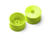 2WD/4WD hi WHEEL AERODISK WITH 12MM HEX IFMAR YELLOW HARD 2