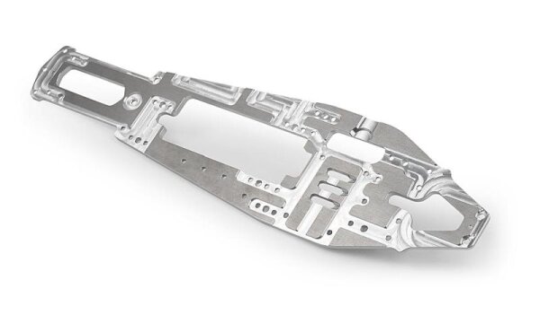 Chassis 4mm, 7075 T6 Alu (CNC-gefräst) V2