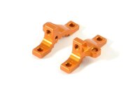SLVR Obere Alu Bulkhead Klammern - ORANGE (2 Stück)