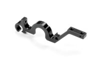 Alu Bulkhead hinten unten links, schwarz - SWISS 7075 T6