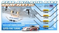 Stabilisator hinten 2.2mm Version 2015