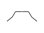 ANTI-ROLL BAR FOR BALL-BEARINGS - REAR 2.4 MM