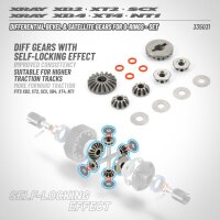DIFF BEVEL & SATELLITE GEARS FOR O-RINGS - SET