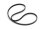 PUR® Antriebsriemen (4,5mm x 396mm), seitlich