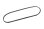 Antriebsriemen (4,5 x 396mm), seitlich - Low Friction