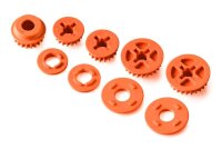 Riemenrad Set Low Friction, Graphite