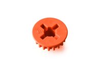 Riemenrad 18Z Low Friction für Zweigangwelle mittig Graphite