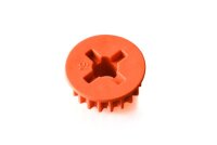 Riemenrad 19Z Low Friction für Mittelwelle, mittig, Graphite