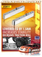 ALU ENGINE MOUNTS - THIN - LOWER (2)