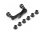 ALU UPPER ARM HOLDER RIGHT - SWISS 7075 T6 - SET