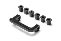 Halter für Querlenker oben links Aluminium SWISS 7075 T6 Set