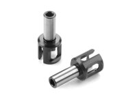 FRONT ONE-WAY AXLE OUTDRIVE ADAPTER 27MM - LIGHTWEIGHT (2)