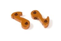 Schnellverschlusshebel vorne Alu - 7075 T6 Aluminium orange