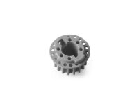 LOW FRICTION COMPOSITE SIDE BELT PULLEY 18T o8 REAR GRAPHITE