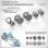 LOW FRICTION COMPOSITE SIDE BELT PULLEY 18T o8 REAR GRAPHITE