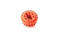 Riemenrad vorne 18 Zähne 6mm, mitte, Low Friction Kohlefaser
