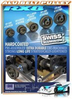 Alu Riemenrad vorne 18 Zähne 6mm, mitte