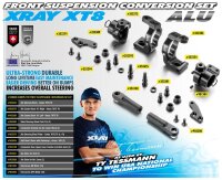 XT8 Alu Achsschenkel Set vorne V2