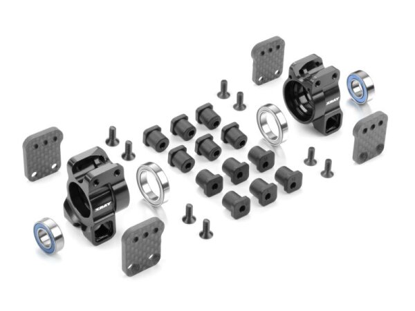 XB8 ALU REAR UPRIGHTS - MULTI-ADJUSTABLE - SET