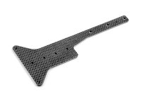 XT8´22 Kohlefaser Chassis Versteifung 2.2mm - Lang