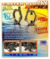 Achsschenkel C-HUB, links Alu 10°