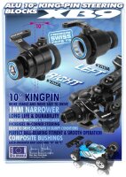 Achsschenkel, links, Alu 10 Grad King Pin Set