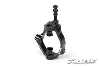 Achsschenkel C-HUB 12 Grad, 3 Rollcenter rechts Aluminium