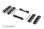 XB808 Aluminium Achshalter Set vorne SQUARE A
