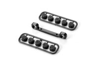 XB8 Achsen Halter vo ob Alu 6 mm